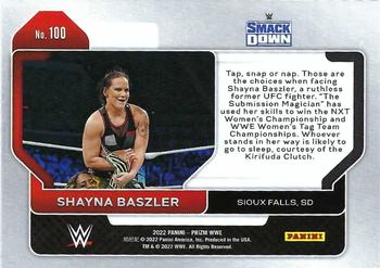 2022 Panini Prizm WWE #100 Shayna Baszler Back