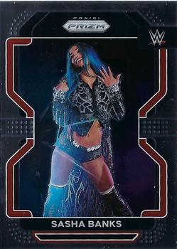 2022 Panini Prizm WWE #102 Sasha Banks Front