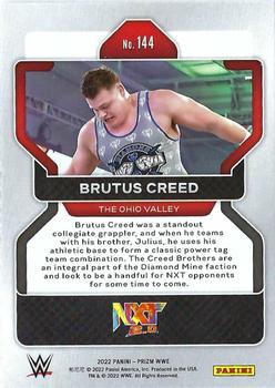 2022 Panini Prizm WWE #144 Brutus Creed Back