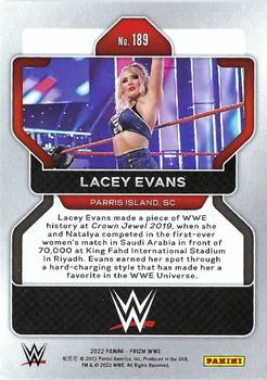 2022 Panini Prizm WWE #189 Lacey Evans Back
