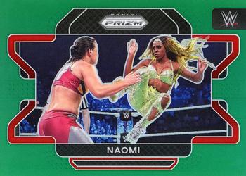 2022 Panini Prizm WWE - Green #18 Naomi Front
