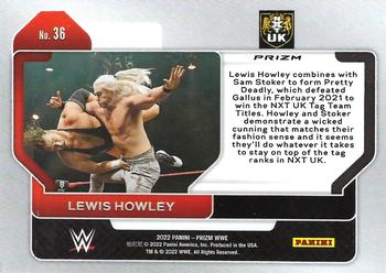 2022 Panini Prizm WWE - Green #36 Lewis Howley Back