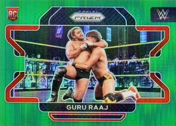 2022 Panini Prizm WWE - Green #58 Guru Raaj Front