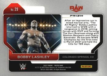 2022 Panini Prizm WWE - Hyper #29 Bobby Lashley Back