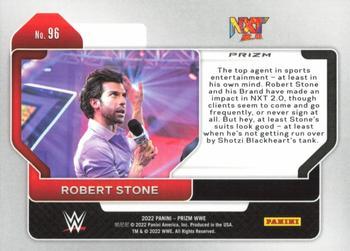 2022 Panini Prizm WWE - Hyper #96 Robert Stone Back