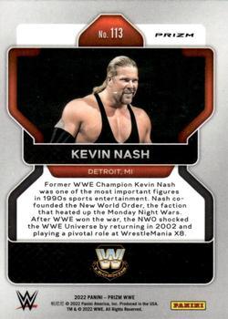 2022 Panini Prizm WWE - Hyper #113 Kevin Nash Back