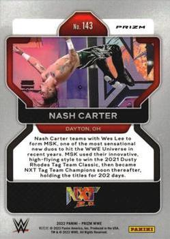 2022 Panini Prizm WWE - Hyper #143 Nash Carter Back