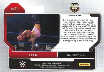 2022 Panini Prizm WWE - Ice #11 Lita Back