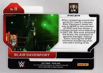 2022 Panini Prizm WWE - Ice #19 Blair Davenport Back