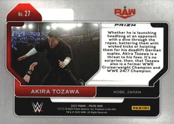 2022 Panini Prizm WWE - Ice #27 Akira Tozawa Back