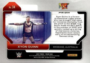 2022 Panini Prizm WWE - Ice #34 Xyon Quinn Back