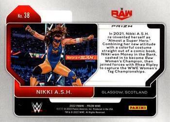 2022 Panini Prizm WWE - Ice #38 Nikki A.S.H. Back