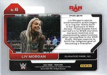 2022 Panini Prizm WWE - Ice #46 Liv Morgan Back