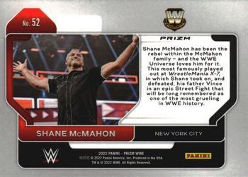 2022 Panini Prizm WWE - Ice #52 Shane McMahon Back