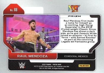 2022 Panini Prizm WWE - Ice #88 Raul Mendoza Back