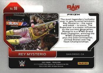 2022 Panini Prizm WWE - Ice #98 Rey Mysterio Back