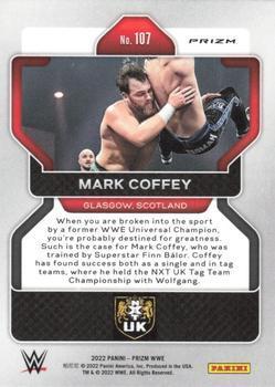 2022 Panini Prizm WWE - Ice #107 Mark Coffey Back