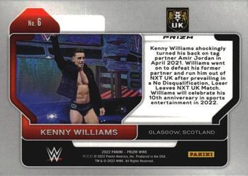 2022 Panini Prizm WWE - Red, White and Blue #6 Kenny Williams Back