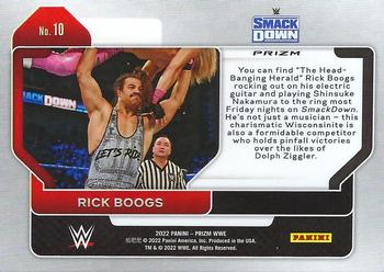 2022 Panini Prizm WWE - Red, White and Blue #10 Rick Boogs Back