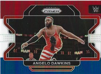 2022 Panini Prizm WWE - Red, White and Blue #64 Angelo Dawkins Front