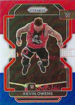 2022 Panini Prizm WWE - Red, White and Blue #124 Kevin Owens Front