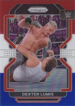 2022 Panini Prizm WWE - Red, White and Blue #128 Dexter Lumis Front