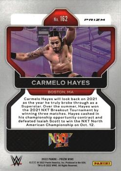 2022 Panini Prizm WWE - Red, White and Blue #162 Carmelo Hayes Back