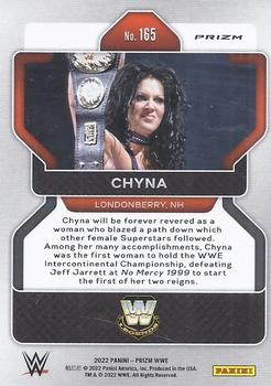 2022 Panini Prizm WWE - Red, White and Blue #165 Chyna Back