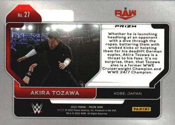 2022 Panini Prizm WWE - Ruby Wave #27 Akira Tozawa Back