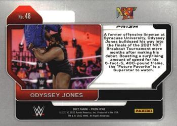 2022 Panini Prizm WWE - Ruby Wave #48 Odyssey Jones Back