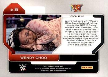 2022 Panini Prizm WWE - Ruby Wave #86 Wendy Choo Back