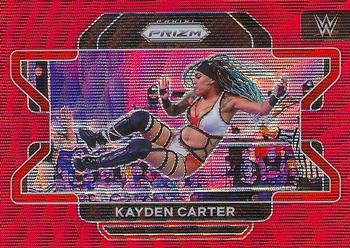 2022 Panini Prizm WWE - Ruby Wave #95 Kayden Carter Front