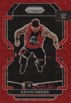 2022 Panini Prizm WWE - Ruby Wave #124 Kevin Owens Front
