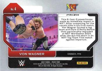 2022 Panini Prizm WWE - Silver #4 Von Wagner Back