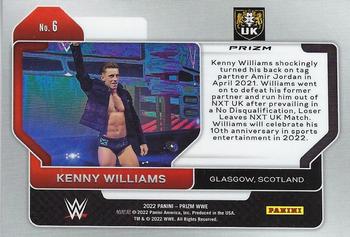 2022 Panini Prizm WWE - Silver #6 Kenny Williams Back