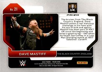 2022 Panini Prizm WWE - Silver #21 Dave Mastiff Back