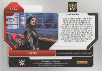 2022 Panini Prizm WWE - Silver #25 Jinny Back