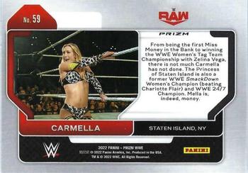 2022 Panini Prizm WWE - Silver #59 Carmella Back