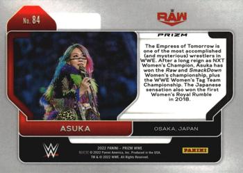 2022 Panini Prizm WWE - Silver #84 Asuka Back