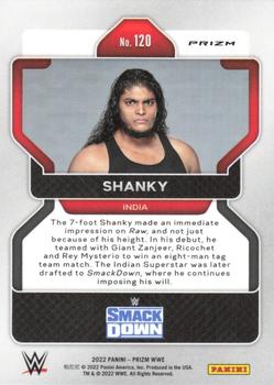 2022 Panini Prizm WWE - Silver #120 Shanky Back