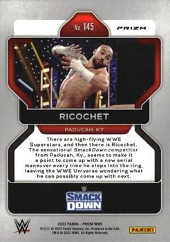 2022 Panini Prizm WWE - Silver #145 Ricochet Back