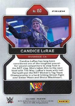 2022 Panini Prizm WWE - Silver #153 Candice LeRae Back