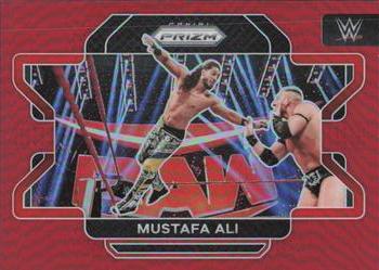 2022 Panini Prizm WWE - Red #8 Mustafa Ali Front