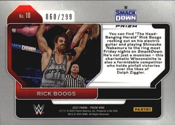 2022 Panini Prizm WWE - Red #10 Rick Boogs Back