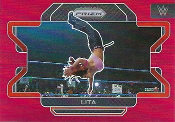 2022 Panini Prizm WWE - Red #11 Lita Front
