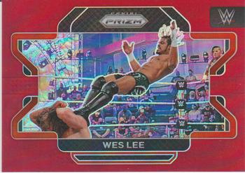2022 Panini Prizm WWE - Red #14 Wes Lee Front