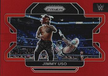 2022 Panini Prizm WWE - Red #15 Jimmy Uso Front