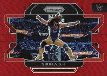 2022 Panini Prizm WWE - Red #38 Nikki A.S.H. Front