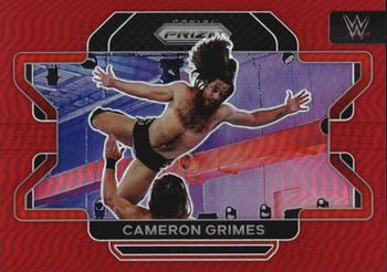 2022 Panini Prizm WWE - Red #49 Cameron Grimes Front