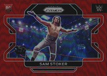 2022 Panini Prizm WWE - Red #50 Sam Stoker Front
